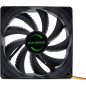 Tacens Anima AF12 120mm Fan - Black Housing and Blades - Speed. Max. 1200rpm